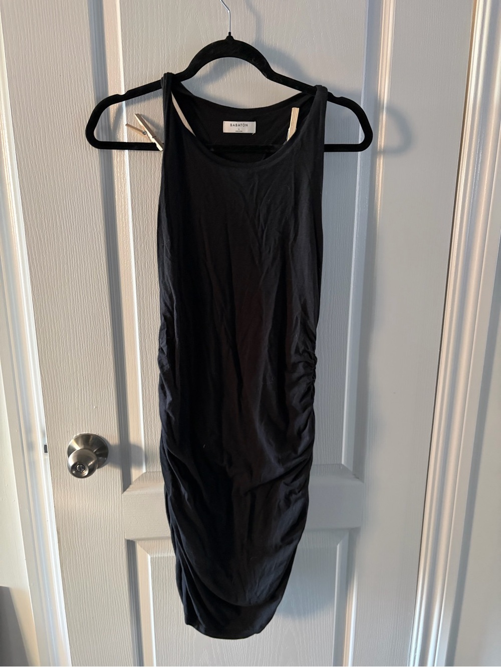 Babaton Black Tank Dress Size Large Preppy Comfortable hipster y2k